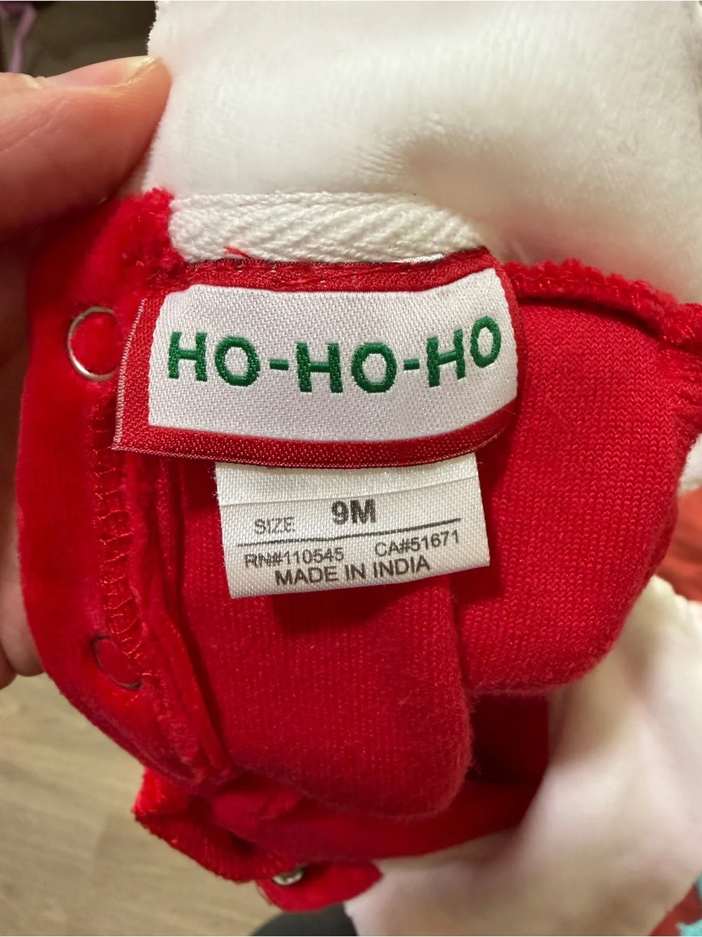 My First Christmas Red Reindeer Baby Onesie